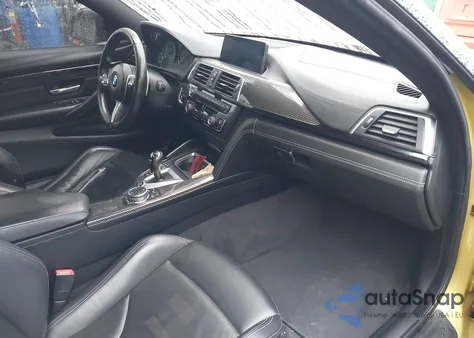 2016 BMW M4 from USA, damaged, VIN WBS3R9C56GK336841